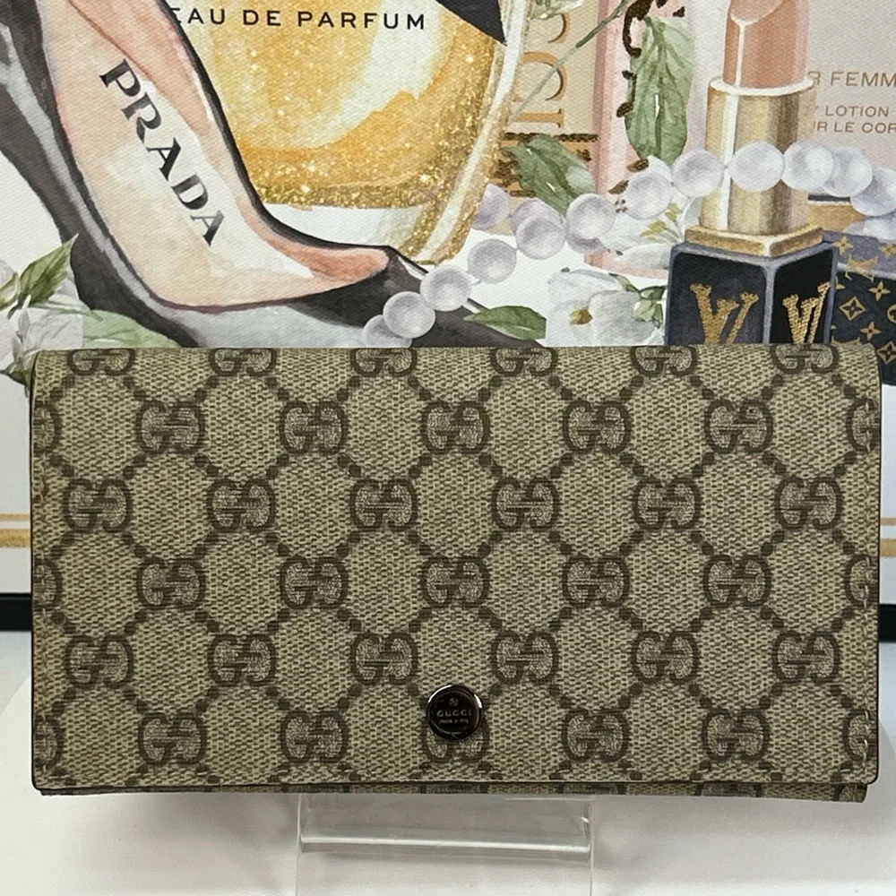 GUCCI GG Supreme Monogram Continental Wallet 😍🔥 - Picture 17 of 17